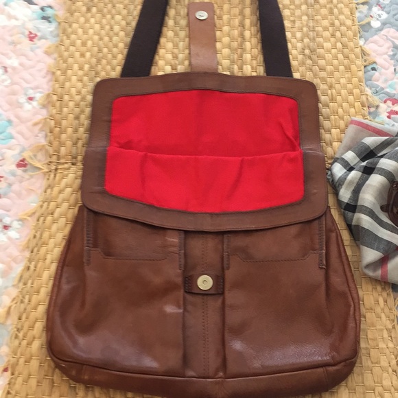 Italian high end leather crossbody bag - Picture 3 of 8